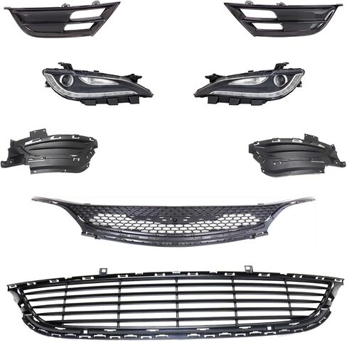 Sawyer Auto Replacement Headlight Kit Driver and Passenger Side Compatible with Chrysler 200 2015-2016 2.4L L4 SOHC in Kuwait