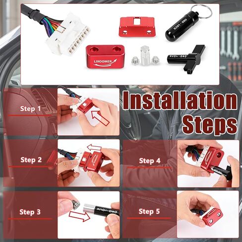 OBD Port Lock - Protect Your Car from Theft. for Non-GM Models Only (Not Compatible with GM, Chevrolet, Buick, Cadillac). Version 2.0 in Kuwait