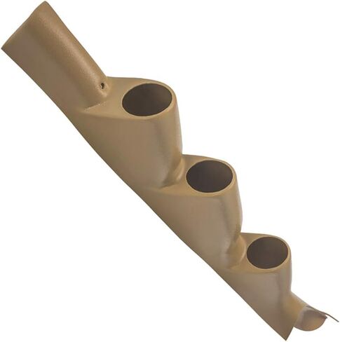 جراب قياس عمود ثلاثي GlowShift Tan متوافق مع Ford Super Duty F-250 F-350 6.7L Power Stroke 2011-2016 - لون المصنع مطابق - بلاستيك ABS - حوامل (3) مقاييس 2-1/16 بوصة (52 مم) in Kuwait