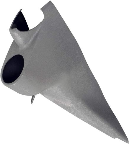 جراب قياس عمود واحد باللون الرمادي من GlowShift متوافق مع Ford Super Duty F-250 F-350 Power Stroke 2003-2007 - فتحة مقبض المقبض - لون المصنع مطابق - مقياس (1) 2-3/8 بوصة (60 مم) in Kuwait
