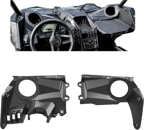 أغطية مكبرات الصوت الأمامية ALMULOO UTV X3، وأغطية مكبرات الصوت ولوحات أجهزة القياس مقاس 6.5 بوصة المتوافقة مع ملحقات حاوية نظام الصوت Can Am Maverick X3/ X3 Max/DS Turbo R 2017-2025 in Kuwait