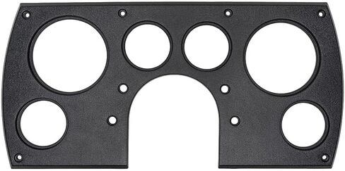 GlowShift 6-Gauge Cluster Dash Panel Pod Fits 3rd Gen Chevy Camaro 1982-1989 - Factory Replacement - Mounts (2) 3-3/8" & (4) 2-1/16" Gauges - Includes Turn Signals, Check Engine & High Beam Indicators in Kuwait