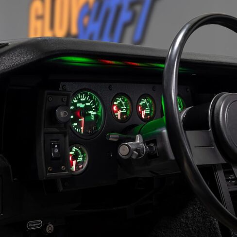 GlowShift 6-Gauge Cluster Dash Panel Pod Fits 3rd Gen Chevy Camaro 1982-1989 - Factory Replacement - Mounts (2) 3-3/8" & (4) 2-1/16" Gauges - Includes Turn Signals, Check Engine & High Beam Indicators in Kuwait
