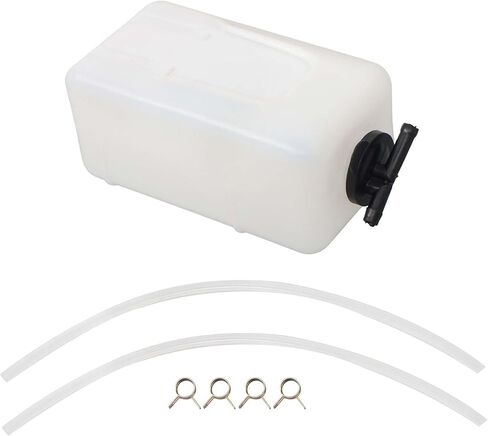 Coolant Overflow Reservoir Radiator Coolant Tank Bottle with 2 Tubes 37410-88603 Replacement for Kubota L3408 L4508 L2800 L3400 L3700SU B2301 B2601 in Kuwait