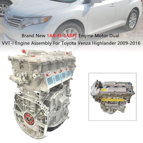 1AR-FE 1ARFE Engine Motor Dual VVT-i Engine Assembly for Toyota Venza Highlander 2009-2016 1AR-FE 2.7L Engine Only in Kuwait