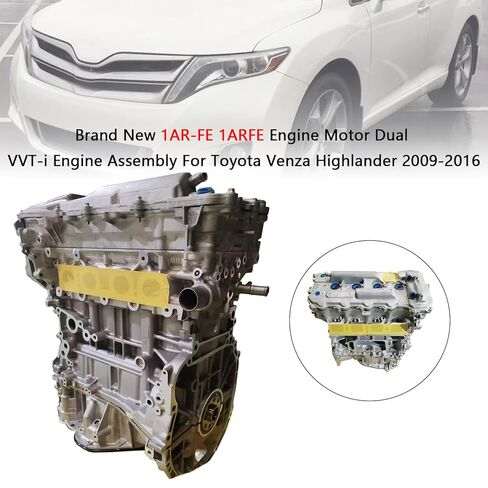 1AR-FE 1ARFE Engine Motor Dual VVT-i Engine Assembly for Toyota Venza Highlander 2009-2016 1AR-FE 2.7L Engine Only in Kuwait