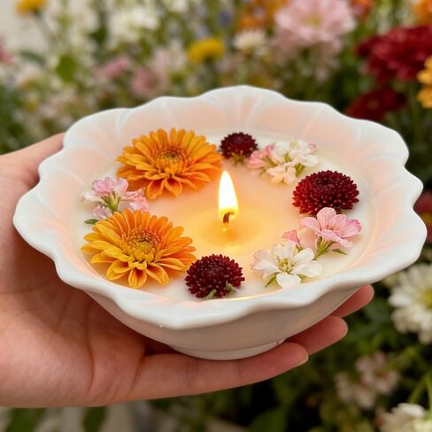 Resin Molds for Bowl, 5.1 x 1.8 inches Silicone Bowl Mold, Flower Silicone Tray Molds for Resin, Epoxy Resin Containers Molds for DIY Jewelry Holder Trinket Container Candle Vessel Holder in Kuwait