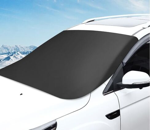 Sun Protector for Car Windshield, (65 x 43 inches) Automotive Exterior Accessories Windshield Cover Snow Ice Hail Protector Car Cover Oxford Fabric Heat & Sag-Proof Windshield Frost Cover in Kuwait