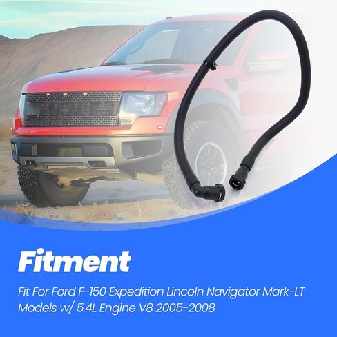 Fuel Vapor Separator Purge Hose Tube Fit For Ford F-150 Expedition Lincoln Navigator Mark-LT Models w/ 5.4L Engine V8 2005-2008, Fuel Vapor Vacuum Tube Replace 5L3Z-9D289-A Fuel Vapor Purge Line in Kuwait