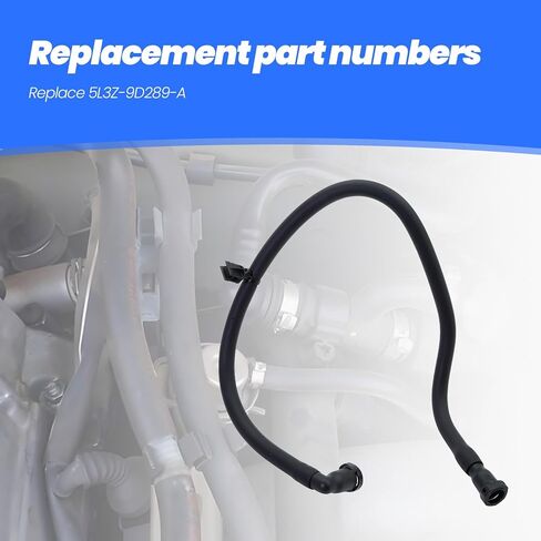 Fuel Vapor Separator Purge Hose Tube Fit For Ford F-150 Expedition Lincoln Navigator Mark-LT Models w/ 5.4L Engine V8 2005-2008, Fuel Vapor Vacuum Tube Replace 5L3Z-9D289-A Fuel Vapor Purge Line in Kuwait