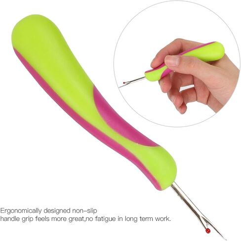 2PCS Seam Rippers, Thread Cutter, Stitch Unpicker Sewing Tools Accessories with Protective Cover for Sewing Textile Cross Stitch Convenient & Quick to Ripping Seam in Kuwait