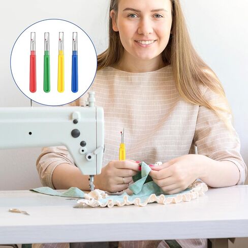 HJZHII 16Pcs Sewing Seam Ripper, Sewing Thread Removing Seams Rippers Kit Removing Unwanted Hems and Seams Small Thread Cutter for Crafting Handy Embroidery Removing Tools Scissors Unpicker in Kuwait