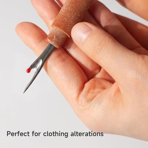 KEARING Seam Ripper Pro - أداة إزالة الغرز الحادة مقاس 5 بوصات مع غطاء أمان واقٍ - أداة إزالة الخيوط لحماية القماش - ملحق الخياطة الأساسي لتمزيق الدرزات وإزالة علامات الملابس in Kuwait
