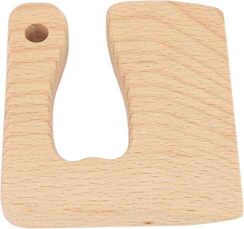 Wooden Children Knife Ergonomic Fruit Kids Cooking Cutter Toy for 2‑8 Years Old in Kuwait