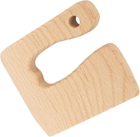 Wooden Children Knife Ergonomic Fruit Kids Cooking Cutter Toy for 2‑8 Years Old in Kuwait