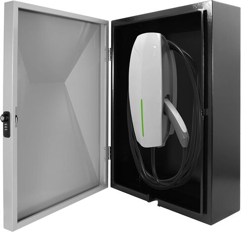 JIAYAN Wall Charger Station Box Compatible with Tesla Model Y 3 S X Cybertruck, Electric Vehicle Charging Cover Protector for Most EV in Kuwait