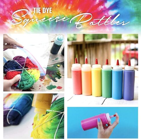 Rit Dye Liquid Camel All-Purpose Dye (8oz) - Pixiss Tie Dye Kit and Accessories Set Bundle with Rubber Bands, Gloves, Funnel and Squeeze Bottle - Tie Dye Party Supplies in Kuwait