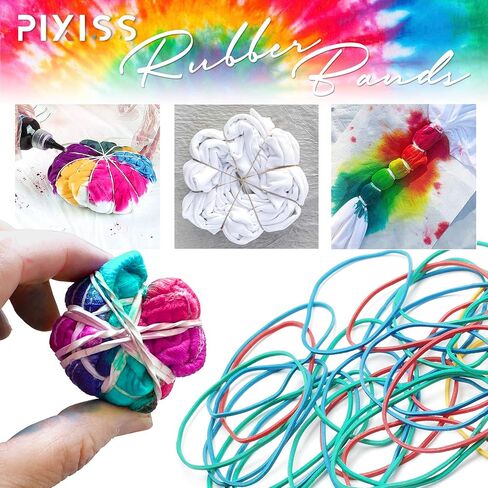 Rit Dye Liquid Camel All-Purpose Dye (8oz) - Pixiss Tie Dye Kit and Accessories Set Bundle with Rubber Bands, Gloves, Funnel and Squeeze Bottle - Tie Dye Party Supplies in Kuwait