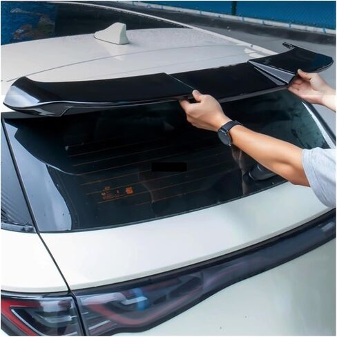 Compatible with BYD Dolphin/Atto 1/EA1 2025 + Car Rear Trunk Roof Spoiler Plate Fixed Wind Tail Wing Cover Protector Decoration Accessories in Kuwait