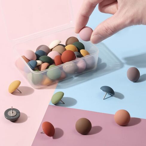 30Pcs Cute Decorative Push Pins, Bulletin Board Tacks, Cork Board Thumbtacks for Office or Home in Kuwait