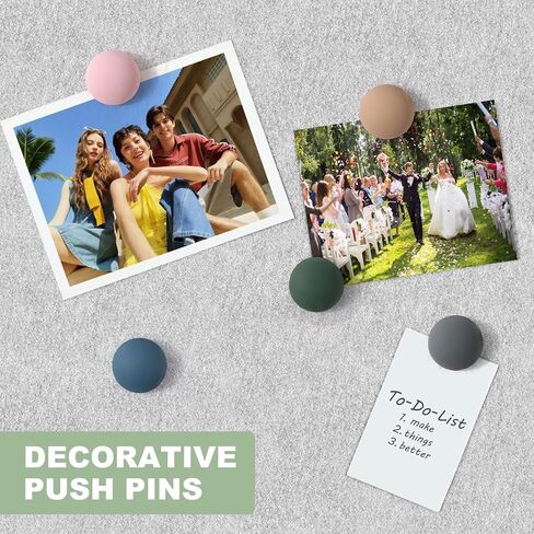 30Pcs Cute Decorative Push Pins, Bulletin Board Tacks, Cork Board Thumbtacks for Office or Home in Kuwait