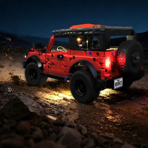 إضاءة LED متوافقة مع سيارة Lego Technic Ford Bronco SUV، مجموعة إضاءة لسيارة Lego Ford Bronco SUV Car 42213 (أضواء فقط، بدون نموذج) in Kuwait