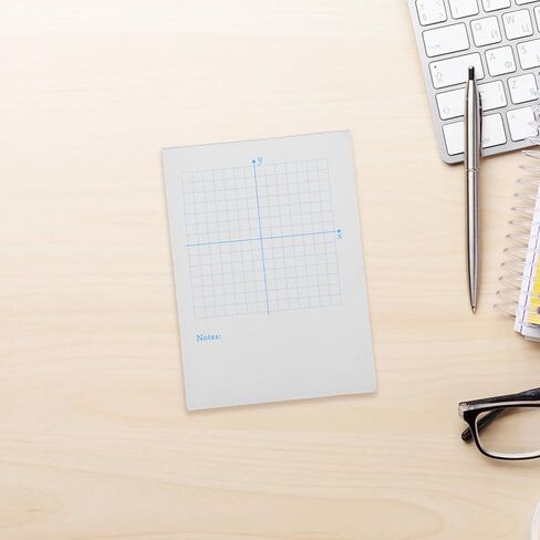 COHEALI Graph Paper Math Notebook 2pcs Xy Coordinate Sheets for School Supplies, Multi-use Grid Drawing Pads for Math Practice and Graphing in Kuwait