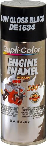 Dupli-Color (EDE163407 GM/Chrysler Low Gloss Black Engine Enamel with Ceramic - 12 oz. Aerosol, (Case of 6) in Kuwait