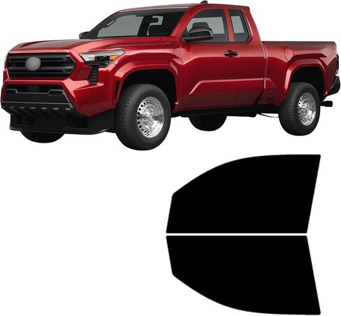 لا حاجة للقطع - تم تصميم مجموعة تظليل النوافذ هذه خصيصًا لموديلات شاحنات Toyota Tacoma ذات البابين 2024-2026. أنماط مقطوعة بدقة تضمن ملاءمة تامة. (5% داكن) in Kuwait
