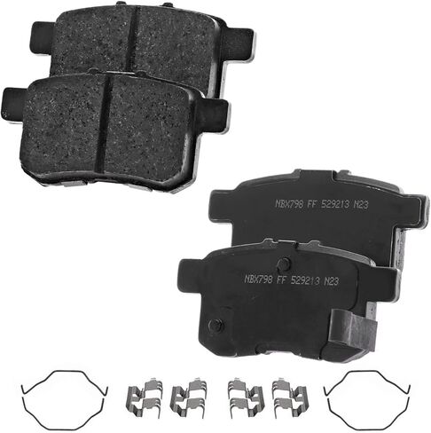 Replacement Disc Rotors and Ceramic Pad Kit fits Honda Accord 3.5L V6 2013 EX-L Coupe Front and Rear in Kuwait