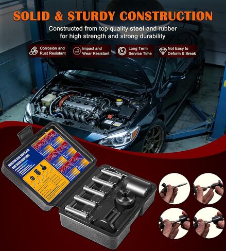 34720 Injector Seal Installer Kit 8Pcs - Perfectly Compatible with Ford GM Subaru Engines and More, Fuel Injector Teflon Seal Installation Tool Set with Storage Case in Kuwait