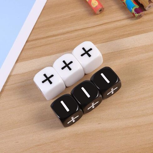 Toyvian Teacher Dice Set Math Operation Calculation Dice Minus Sign Plus Sign Dice Toys for Kids Classroom Teaching Supplies Bar Game Prop 6pcs in Kuwait