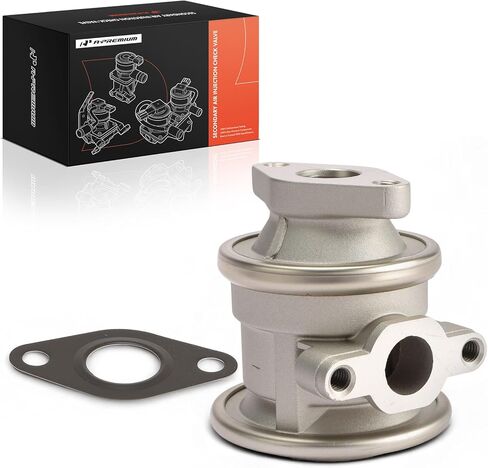 صمام فحص حقن الهواء الثانوي A-Premium متوافق مع Audi A4 2002-2005، A4 Quattro 2002-2006، A6/A6 Quattro 2002-2004، 3.0L، صمام التحكم في فحص مضخة الهواء مع حشية in Kuwait