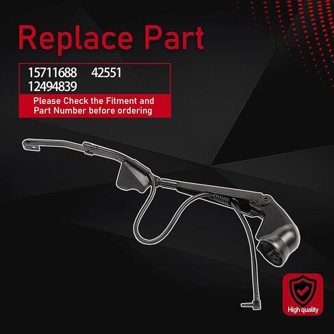 15711688 Windshield Rear Wiper Arm with Blades Compatible With 2000 2001 2002 2003 2004 2005 2006 Chevrolet Chevy Suburban 1500 2500 Tahoe GMC Yukon XL 1500 2500 Replaces 42551 12494839 in Kuwait