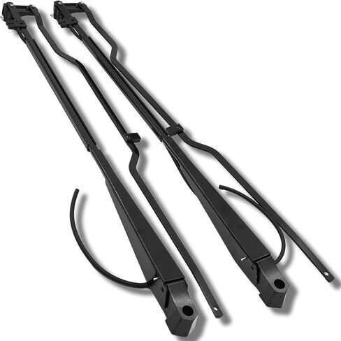 602-5407 602-5408 1 Pair Front Windshield Wiper Arm Kit Noiseless Rust Protection Fits Compatible with Kenworth 2000-2006 W900 Pantograph Style Replaces OE 1120000BWS 1020000BWS in Kuwait