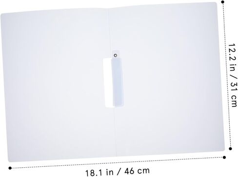 8pcs Plastic Document Folders with Swing Clip PP Material File Organizers for Business Office School Space-Saving Presentation Report Covers in Blue Green Pink Yellow in Kuwait