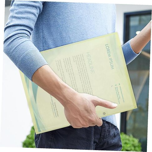 8pcs Plastic Document Folders with Swing Clip PP Material File Organizers for Business Office School Space-Saving Presentation Report Covers in Blue Green Pink Yellow in Kuwait
