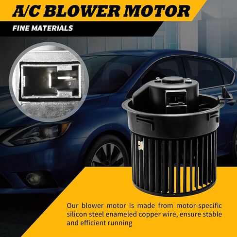 محرك منفاخ HVAC الأمامي متوافق مع Sentra 2013-2018 يستبدل 700295 27226-3SG0A 27226-3SG1A 76986 PM4054 in Kuwait