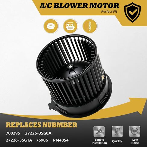 محرك منفاخ HVAC الأمامي متوافق مع Sentra 2013-2018 يستبدل 700295 27226-3SG0A 27226-3SG1A 76986 PM4054 in Kuwait