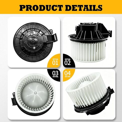 97113-3S000 محرك منفاخ HVAC مع قفص مروحة متوافق مع Sonata 2011-2014 Optima 2011 يستبدل 971133S000 700263 76943 in Kuwait