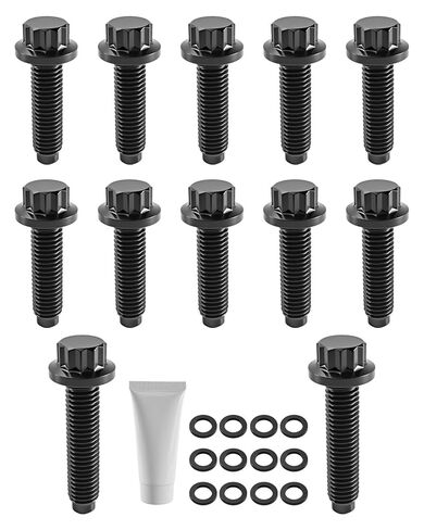 مسمار أنبوب مناسب لسيارة GMC Sierra 2500/3500 Duramax شيفروليه سيلفرادو 2500/3500 6.6L LBY LLY LBZ LMM LML Duramax Diesel 2001-2016 استبدال 116121500، 12 قطعة in Kuwait