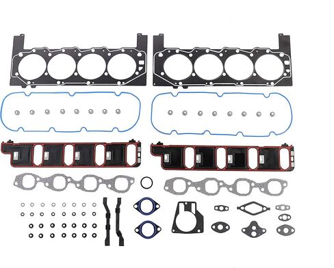 DNJ HGB3181 Cylinder Head Gasket set with Head Bolt Kit For 2001-2007 Chevrolet C3500HD 8.1L 496cid V8 OHV in Kuwait