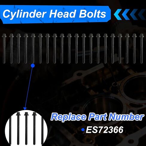 3.8 Full Head Gasket Set w/Cylinder Head Bolts Fit for Kia Borrego Hyundai Genesis 3.8L 2009-2011 HS26420PT-1 HS26420PT-3 CS26420-1 CS26420-2 ES72366 in Kuwait