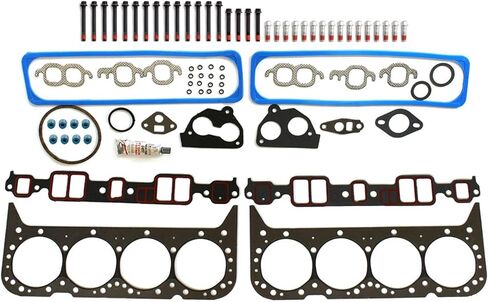 Engine Head Gasket Set Bolts Kit Compatible with 1988-1995 for Chevrolet C1500 5.7L;1988-1995 for Chevrolet K1500 5.7L;1992-1995 for Chevrolet K1500 Suburban 5.7L, OE# HS7733PT-15 ES72856 in Kuwait