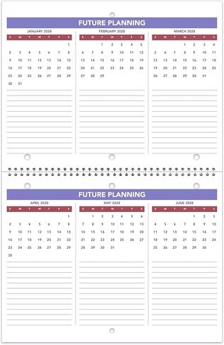 تقويم حائط AT-A-GLANCE 2027، مخطط 8.5 بوصة × 11 بوصة، يناسب مجلد ثلاثي الحلقات، كتل غير مسطرة، شهريًا (PM1702827) in Kuwait