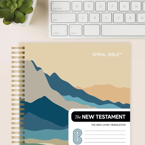 Spiral Bible™ NLT New Living Translation, Complete 5 Volume Book Bundle | Spiral Bound Spiritual Companion & Journal for Adults & Teens | 8.5" x 11" Notebook, 3.5in Margins in Kuwait