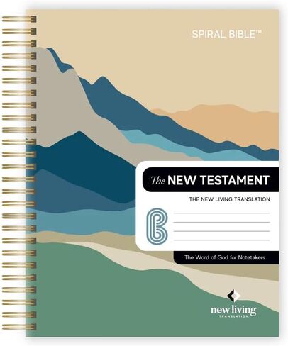 Spiral Bible™ NLT New Living Translation, Complete 5 Volume Book Bundle | Spiral Bound Spiritual Companion & Journal for Adults & Teens | 8.5" x 11" Notebook, 3.5in Margins in Kuwait