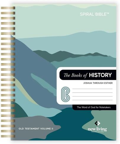 Spiral Bible™ NLT New Living Translation, Complete 5 Volume Book Bundle | Spiral Bound Spiritual Companion & Journal for Adults & Teens | 8.5" x 11" Notebook, 3.5in Margins in Kuwait