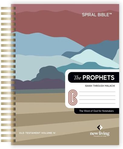 Spiral Bible™ NLT New Living Translation, Complete 5 Volume Book Bundle | Spiral Bound Spiritual Companion & Journal for Adults & Teens | 8.5" x 11" Notebook, 3.5in Margins in Kuwait