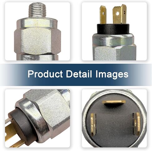 113945515G 3-Prong Brake Stop Light Switch Compatible With Audi 100 5000 Fox,Porsche 911 912 914 924 928 930,VW 411 412 Beetle Dasher Karmann Ghia Transporter Vanagon Replaces SLS-87,113945515D in Kuwait